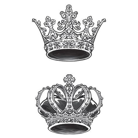 queen crown drawing tattoo