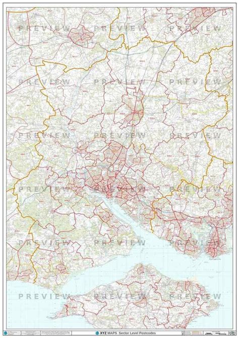 Southampton Postcode Maps For The So Postcode Area Map Logic
