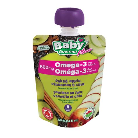 It's hard enough figuring out what you're going to eat for dinner — but add in a baby. Baby Gourmet Organic Baked Apple Cinnamon & Chia Baby Food ...