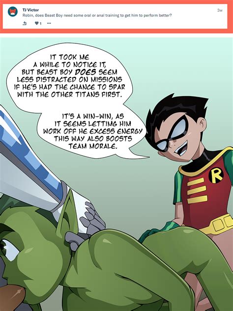 Post 2403347 Beast Boy Cyborg DC DCAU Dick Grayson Nearphotison Robin