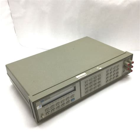 Hewlett Packard 3457a Multimeter Power 100120220240vac Range