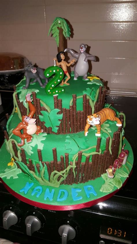 Some of them are christening book cake for girl. Jungle book cake | Jungle book cake, Jungle book birthday ...