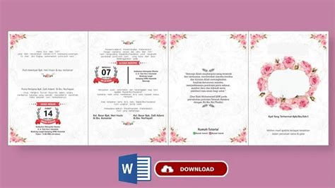 Download Desain Undangan Pernikahan Cdr Tooopm