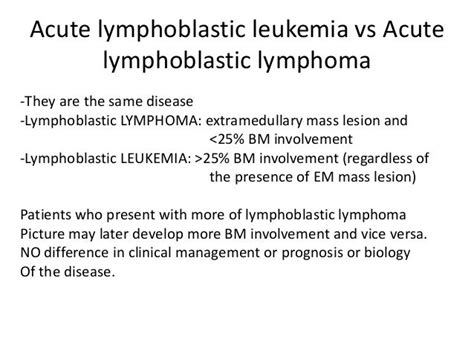 Lymphoid Leukemia Overview