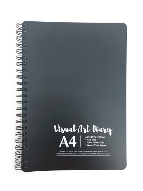 Ubl Visual Art Diary A4 60 Sheets 120gsm Dyon Center Nv