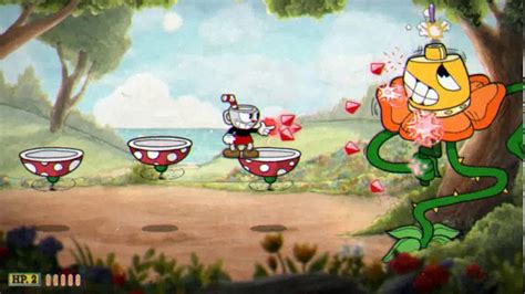 Cuphead Cagney Carnation Flower Boss Youtube