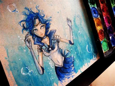 Anime Watercolor Painting At Getdrawings Free Download