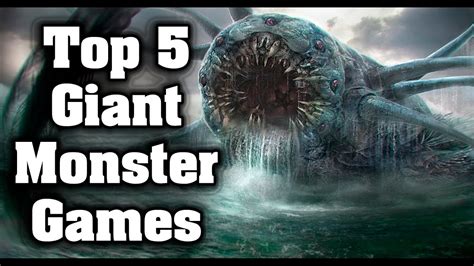 Top 5 Giant Monster Games Gameplay Video Androidios Youtube