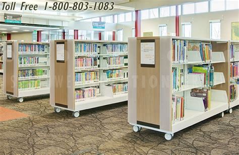 Library Carts On Wheels Create Open Multipurpose Spaces