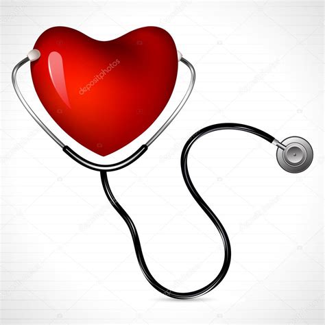 Stethoscope With Heart — Stock Vector © Vectomart 6768259
