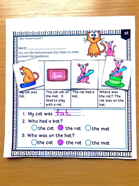 4 free reading comprehension worksheets and exercises for first grade. Phonics reading comprehension passages and activities ...