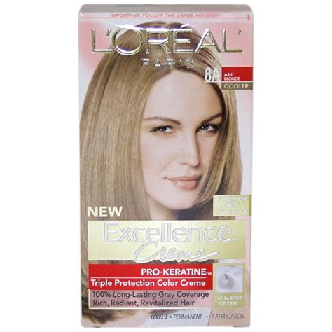 Limited time sale easy return. L'Oreal Excellence Creme #8A Ash Blonde Hair Color - Free ...