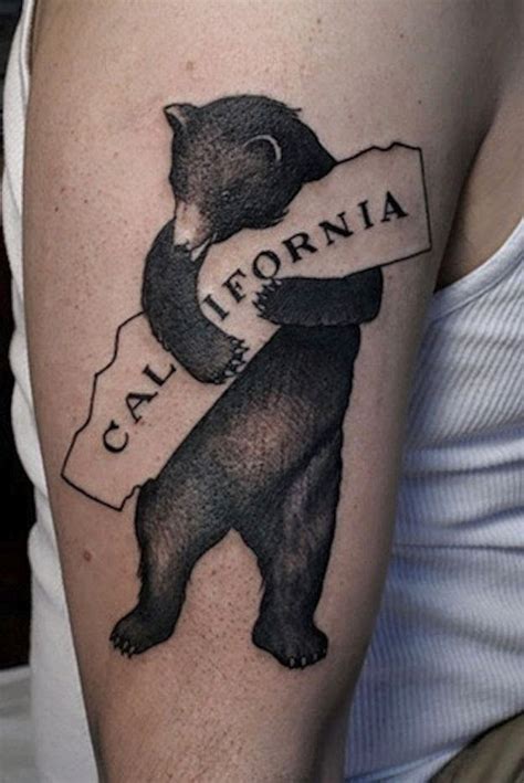 California Tattoo Designs Tumblr Bear Tattoos State Tattoos