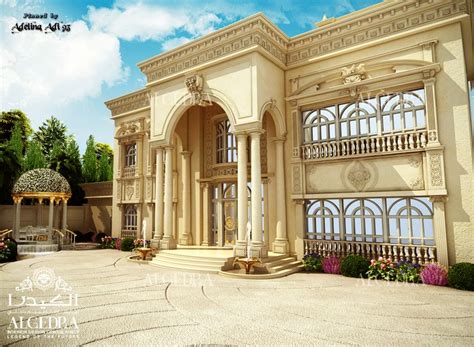 Luxury Mediterranean Style Mansion Exterior With Pillars By Algedra