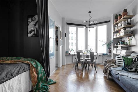 27 Sqm Charming Apartment In Stockholm Daily Dream Decor Small Loft