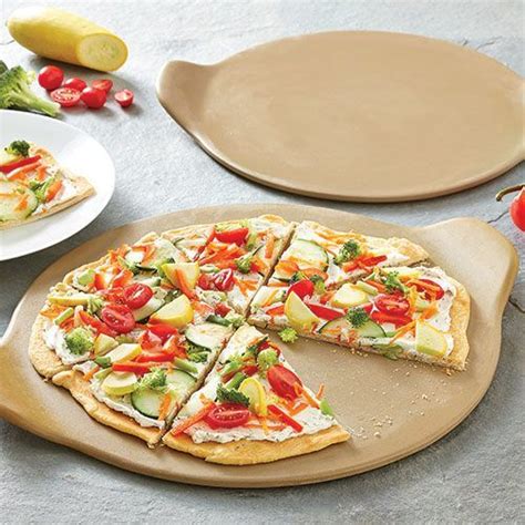 Large Round Stone Cooking Stone Pampered Chef Pizza Stone Pizza