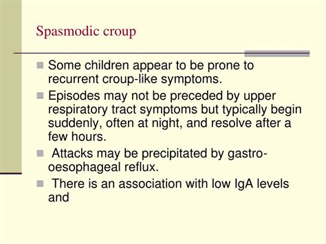 Spasmodic Croup Treatment Get Images