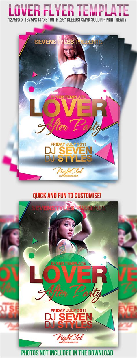 Lover Free Flyer Template By 7styles On Deviantart
