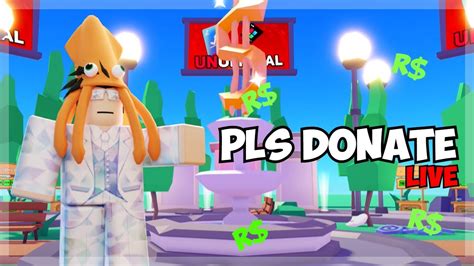 [🔴pls donate live🔴] raising robux because i have 1 donation stream when i have money youtube