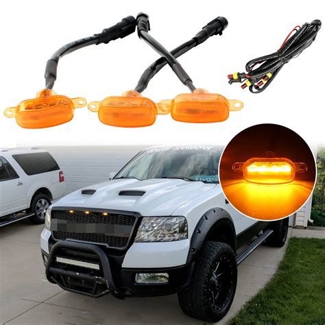 Buy Amber Led Front Raptor Stytle Grille Light For 2004 2019 Ford F150