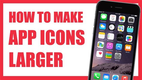 Still, there's just something about an app on your home screen that makes it all so much easier. How To Make App Icons Larger on iPhone 6 with Zoomed Mode ...