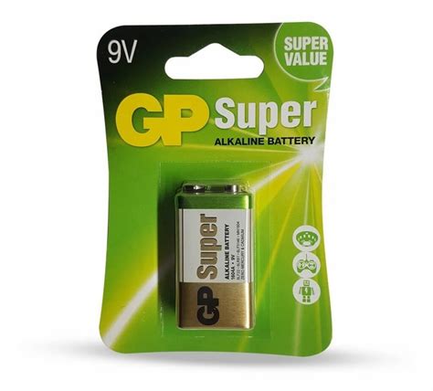 Bateria Super Alcalina 9v Gp Eletro Soberano