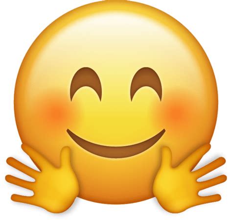 Hug Png Emoji Iphone Emoji Hug Free Download