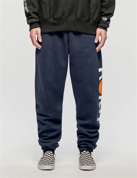 Lyst Rokit The Core Champion Sweatpants In Blue For Men