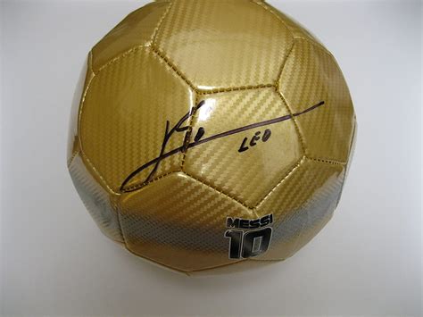 Lionel Messi Signed Autographed Messi Official 10 Full Size Soccer Ball Fc Barcelona Coa At