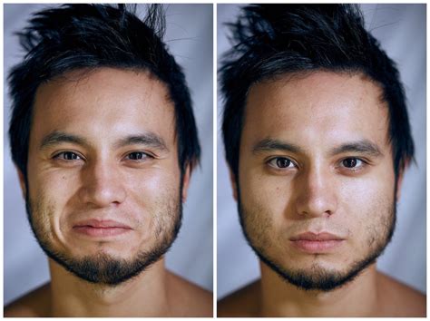 Close Up Portraits Of People With And Without Clothes On Can You Tell
