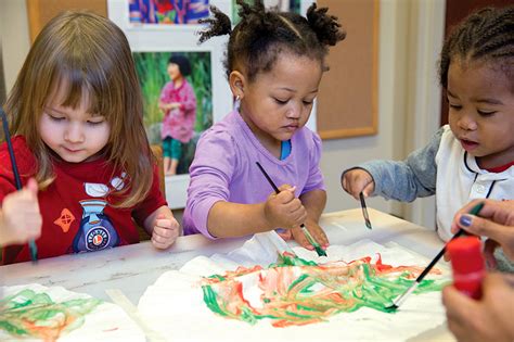 Toddlers In Preschool Painting Early Learning Nation