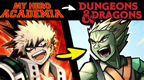 What If My Hero Academia Characters Were In Dandd Stories And Speedpaint