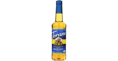 Torani Sugar Free Syrup Classic Hazelnut 25 4 Ounce Pack