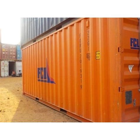 Dry Container Mild Steel Shipping Container Size Dimension 20 X 8 X 8 Feet At Rs 85000 Unit In