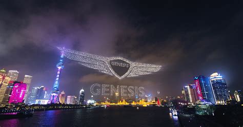 Genesis Show Breaks World Record By Flying 3281 Drones Over The