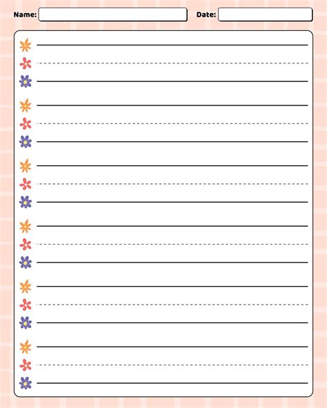 2nd Grade Blank Writing Paper E Book Download Library Primary