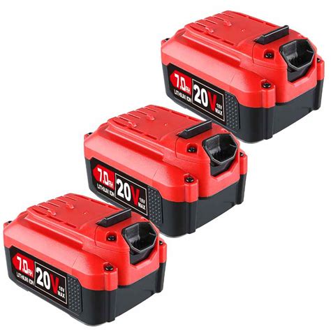 For Craftsman 20v 70ah Battery Replacement Cmcb204 Cmcb202 Cmcb206 Triple Batteries