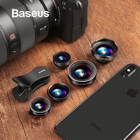 The macro lens from the company follows that pedigree. Baseus Phone Lenses Fish Eye Lens +Wide Angle +15X Macro ...