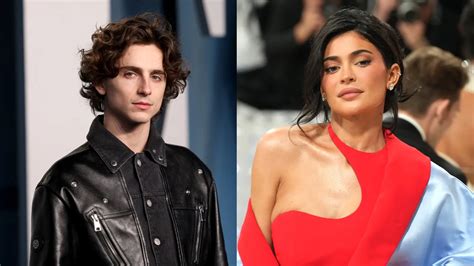 Kylie Jenner Timothee Chalamet Pack On The Pda During Mens Singles