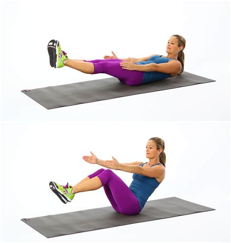 V Sit Ab Workout At Home Popsugar Fitness Photo 4