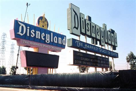 Disneyland Signs Disney History