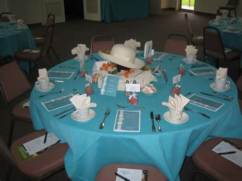Spring Luncheon Theme Dressed For Service Luncheon Tea Party Table