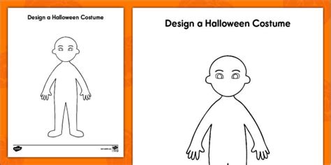 Design A Halloween Costume Activity Teacher Made Twinkl
