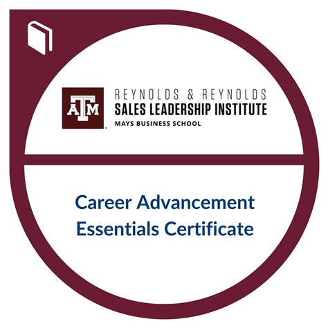 The Career Advancement Essentials Certificate from Texas A&M - Credly