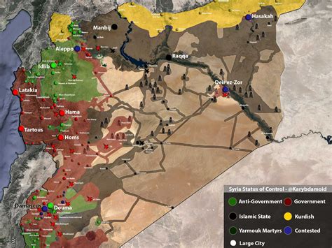 Map Of Syria Shows What Isis Is Truly Fighting For Business Insider
