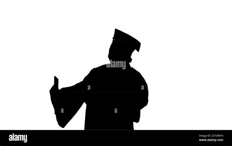 Female Graduate Silhouette Black And White Stock Photos And Images Alamy