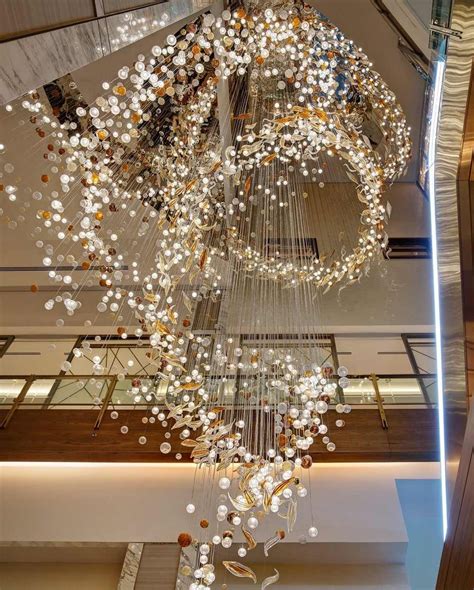 Source Custom Made Art Bubble Glass Large Hotel Lobby Ballroom