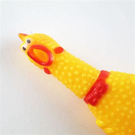 17cm 31cm 41cm Shrilling Chickens Screaming Rubber Chicken Squeeze Stress Toy Funny Squeeze