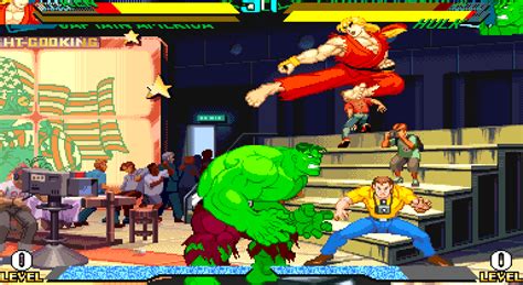 Marvel Super Heroes Vs Street Fighter Arcade Wide 3 The King Of Grabs