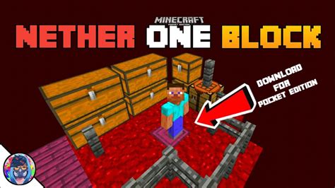 Nether One Block Mod For Minecraft Pe Mod For Android Youtube